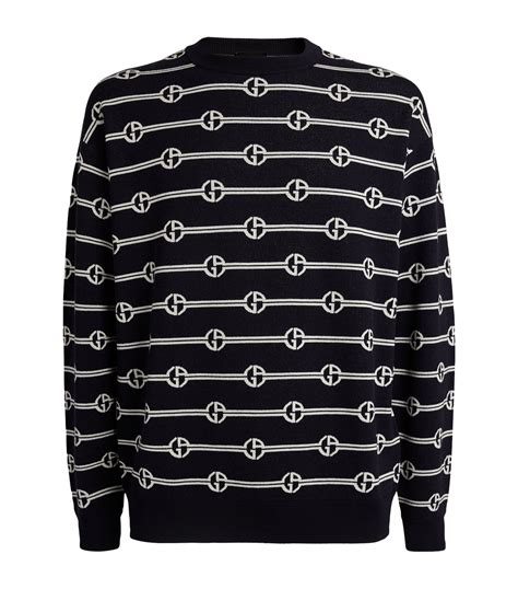 Multicolor Monogram Jacquard Pullover 